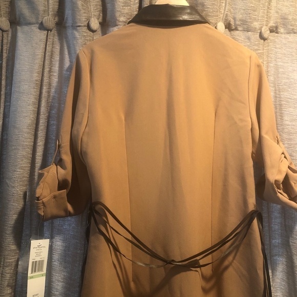 NWT Shargano Tan Belted Shirt Dress - Picture 6 of 6